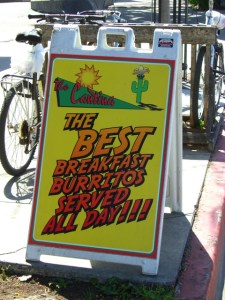 Breakfast burrito... FTW!