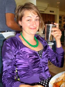 Beth "I can't believe i'm drinking this..."